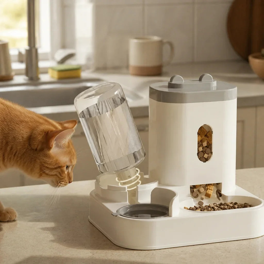 [Scale AI] lifestyle — Distributeur Automatique de Croquettes avec Fontaine